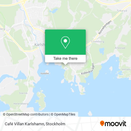 Café Villan Karlshamn map