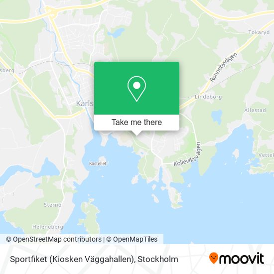 Sportfiket (Kiosken Väggahallen) map