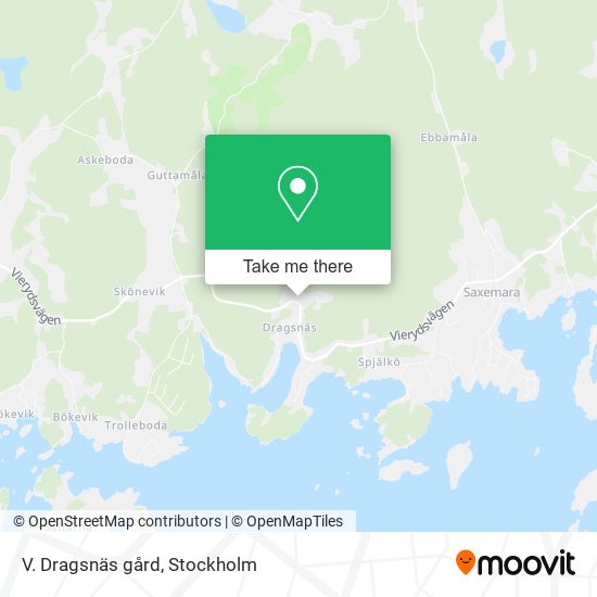 V. Dragsnäs gård map