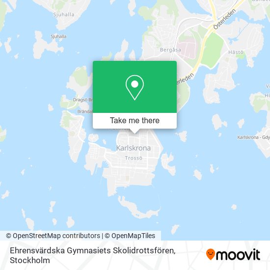 Ehrensvärdska Gymnasiets Skolidrottsfören map