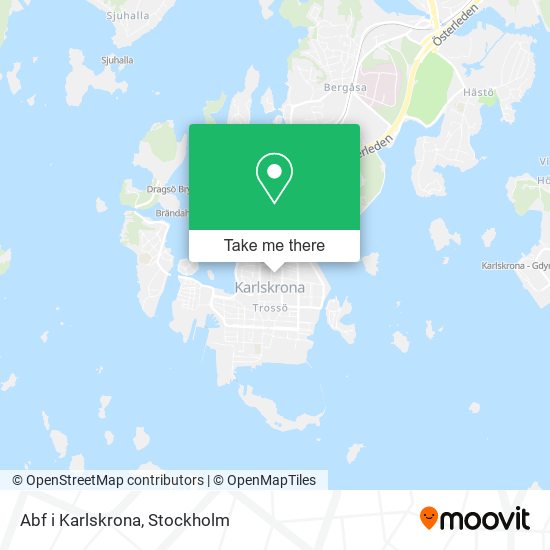 Abf i Karlskrona map