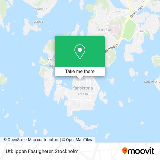 Utklippan Fastigheter map