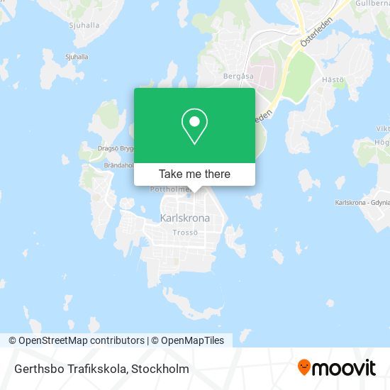 Gerthsbo Trafikskola map