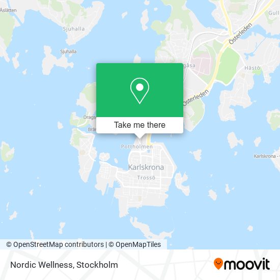 Nordic Wellness map