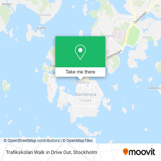 Trafikskolan Walk in Drive Out map