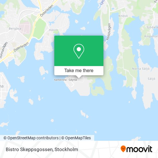 Bistro Skeppsgossen map