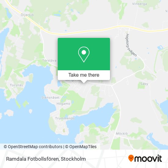 Ramdala Fotbollsfören map