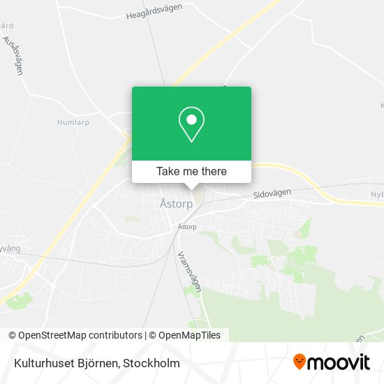 Kulturhuset Björnen map