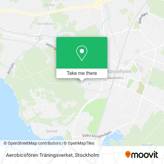 Aerobicsfören Träningsverket map
