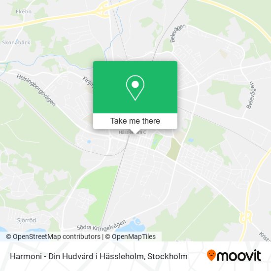 Harmoni - Din Hudvård i Hässleholm map