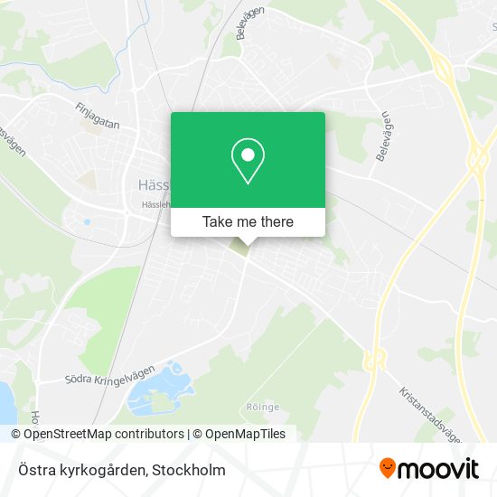 Östra kyrkogården map