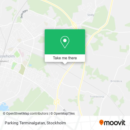 Parking Terminalgatan map