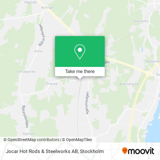 Jocar Hot Rods & Steelworks AB map