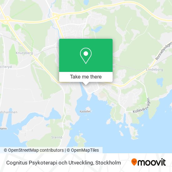 Cognitus Psykoterapi och Utveckling map