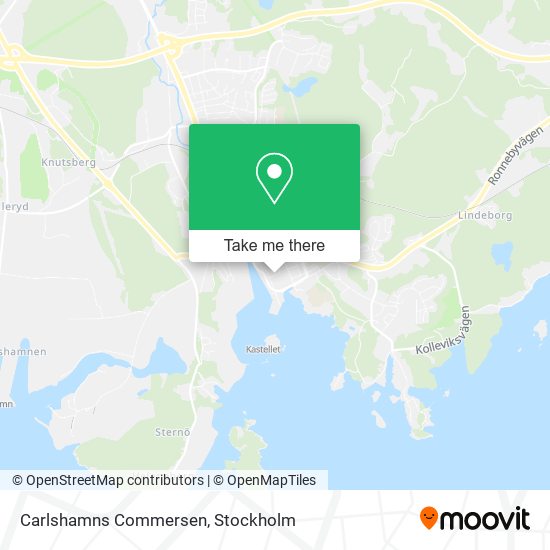 Carlshamns Commersen map