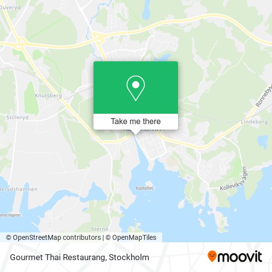 Gourmet Thai Restaurang map