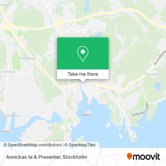 Annickas te & Presenter map