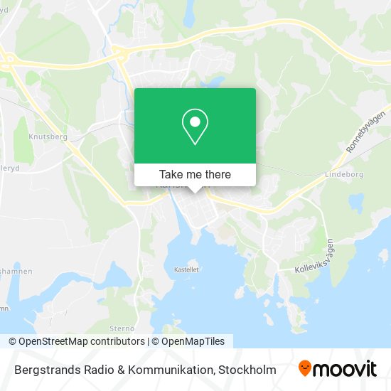 Bergstrands Radio & Kommunikation map