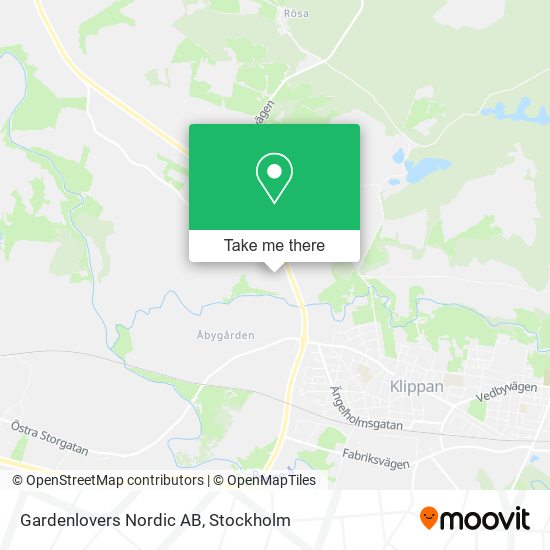 Gardenlovers Nordic AB map