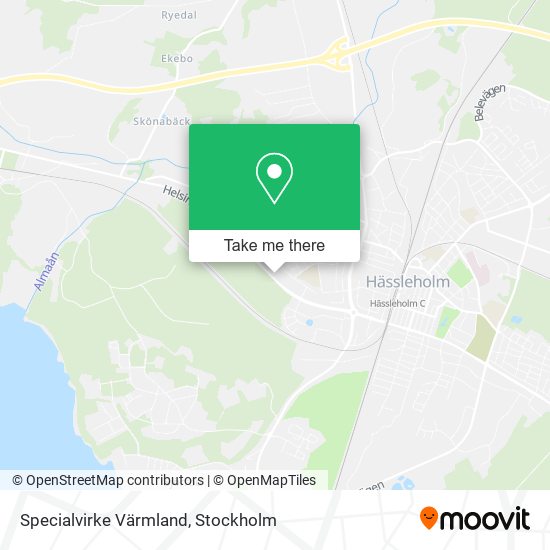 Specialvirke Värmland map