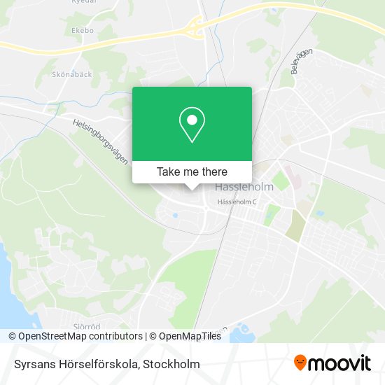 Syrsans Hörselförskola map