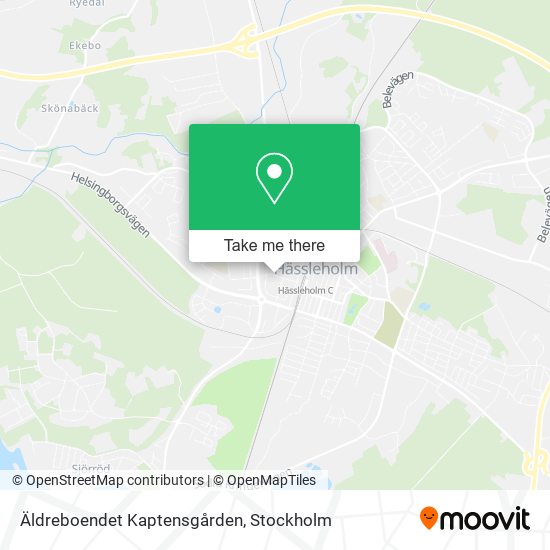 Äldreboendet Kaptensgården map