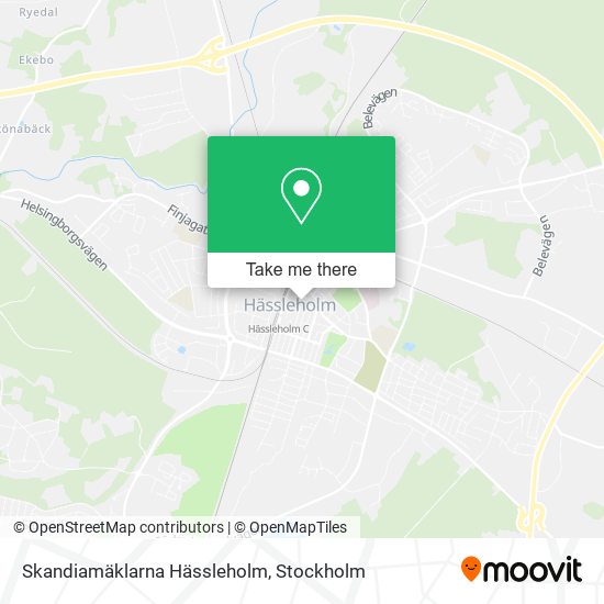 Skandiamäklarna Hässleholm map