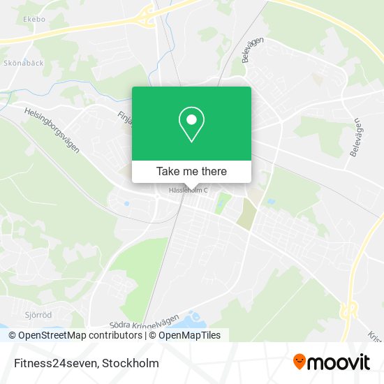 Fitness24seven map