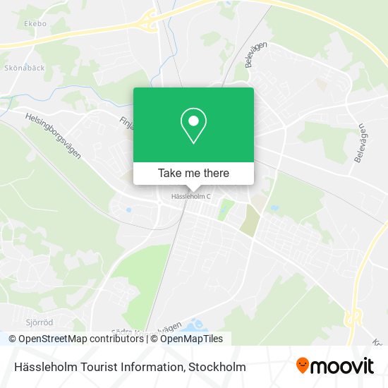 Hässleholm Tourist Information map