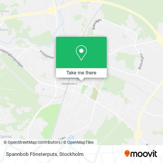 Spannbob Fönsterputs map