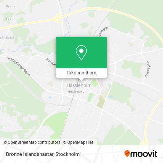 Brönne Islandshästar map