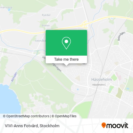 VIVI-Anns Fotvård map
