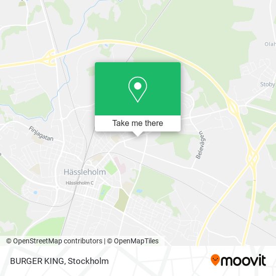 BURGER KING map