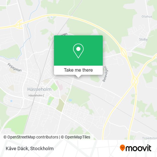 Kåve Däck map