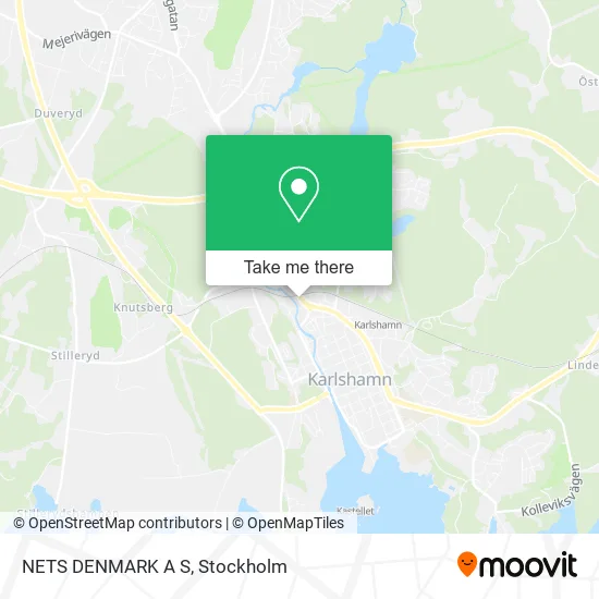 NETS DENMARK A S map