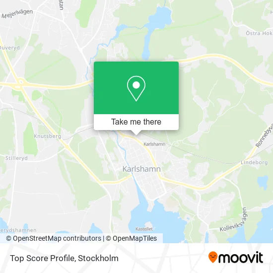 Top Score Profile map