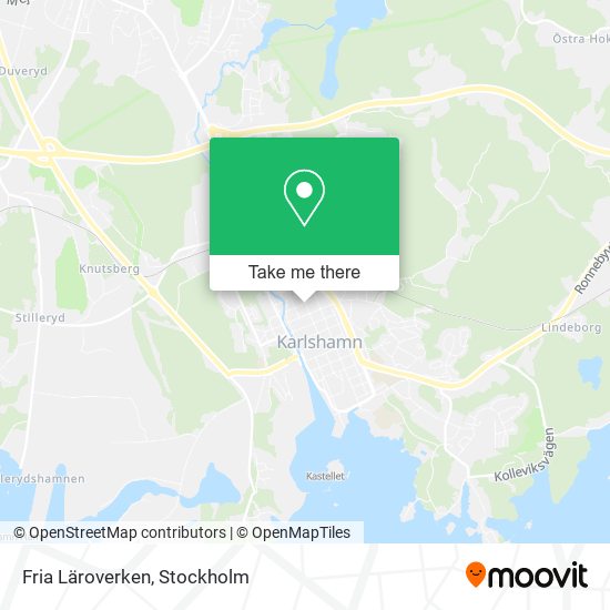 Fria Läroverken map