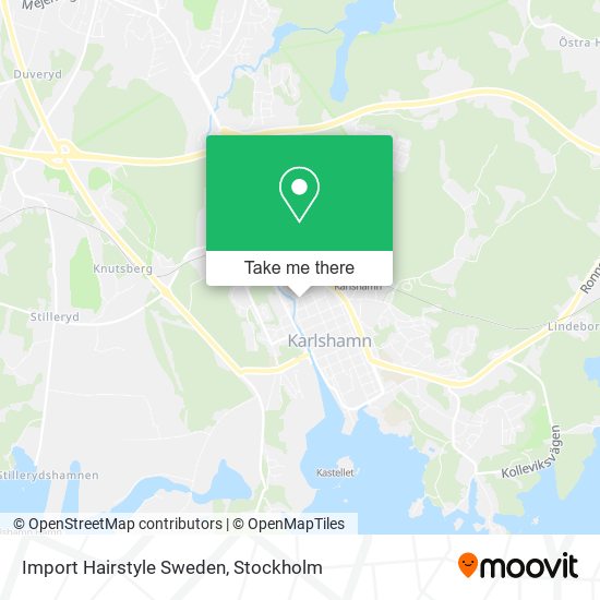 Import Hairstyle Sweden map