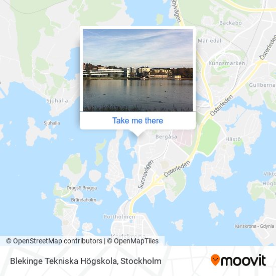 Blekinge Tekniska Högskola map