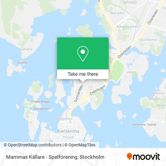 Mammas Källare - Spelförening map