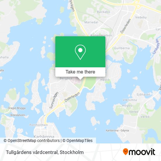Tullgårdens vårdcentral map