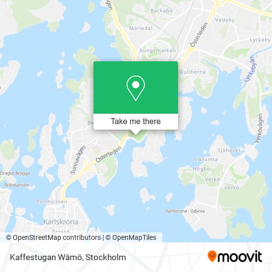 Kaffestugan Wämö map