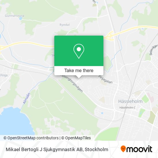 Mikael Bertogli J Sjukgymnastik AB map