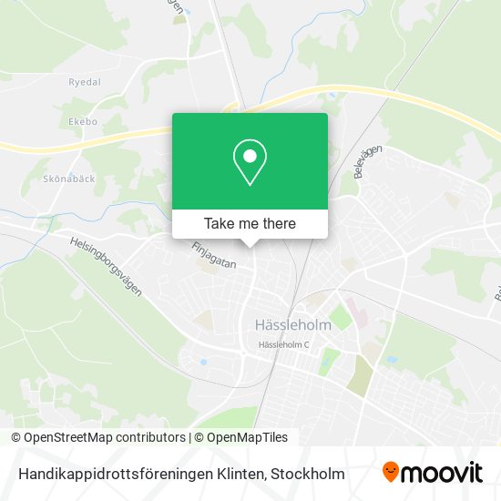 Handikappidrottsföreningen Klinten map