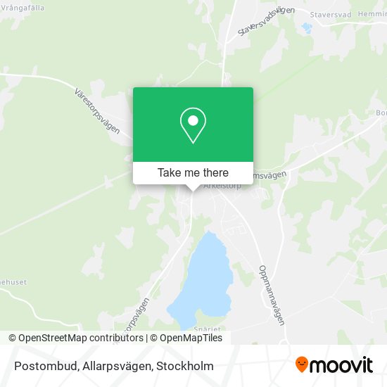 Postombud, Allarpsvägen map