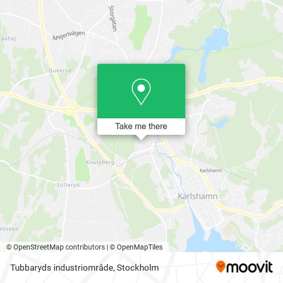 Tubbaryds industriområde map