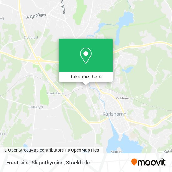 Freetrailer Släputhyrning map