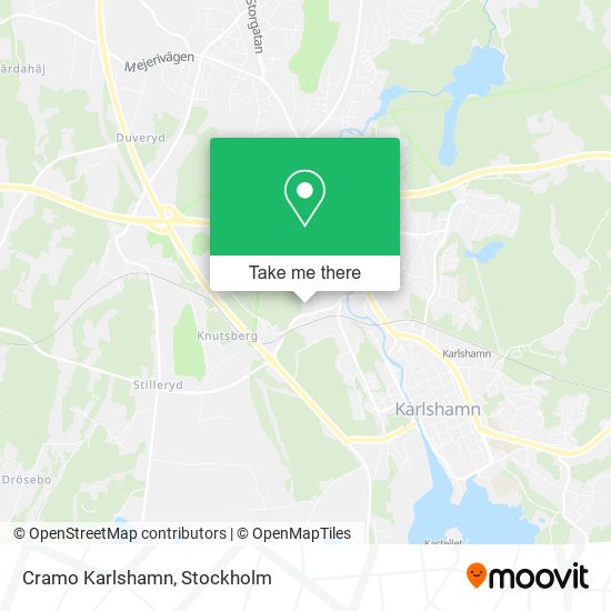 Cramo Karlshamn map