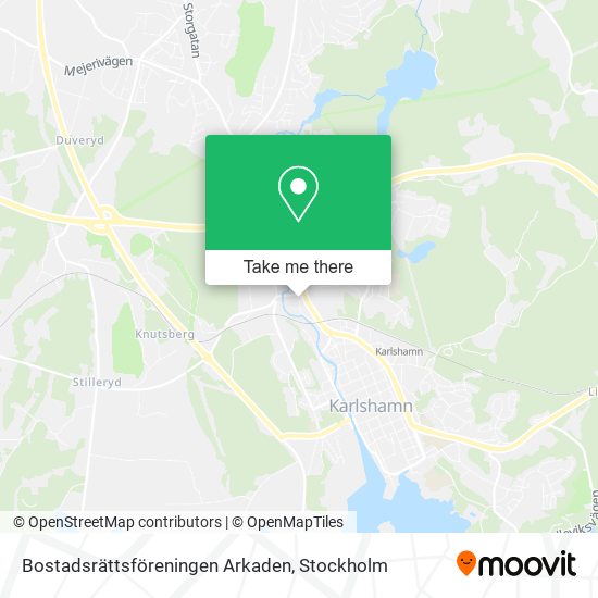 Bostadsrättsföreningen Arkaden map