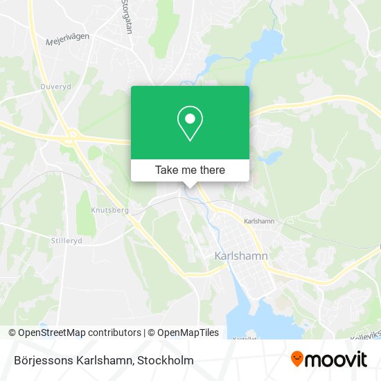 Börjessons Karlshamn map